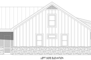 Exterior - Other Elevation for Contemporary House Plan #932-1215 - 3 bed, 2.5 bath