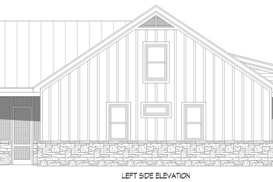 Exterior - Other Elevation for Contemporary House Plan #932-1215 - 3 bed, 2.5 bath