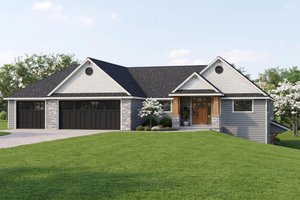 House Design - Exterior - Front Elevation for Craftsman House Plan #1064-479 - 3 bed, 2 bath