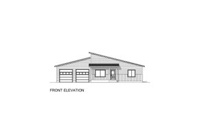 Exterior - Front Elevation 4 for Contemporary House Plan #1084-5 - 3 bed, 3 bath