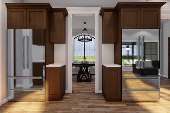 Interior - Kitchen for Ranch House Plan #923-75 - 4 bed, 3 bath