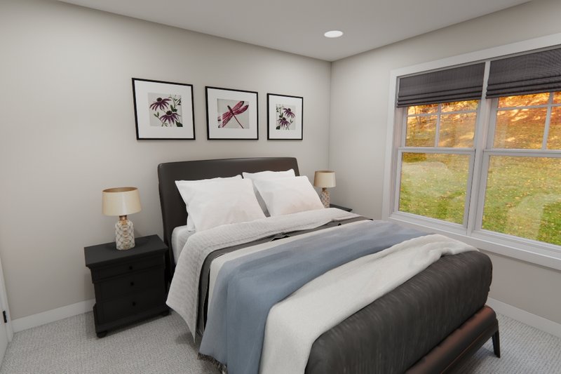 House Design - Interior - Bedroom 3 for Craftsman House Plan #51-1507 - 4 bed, 3.5 bath