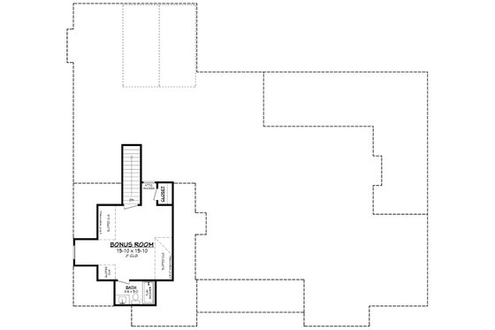 Floor Plan - Other Floor for Farmhouse House Plan #430-299 - 3 bed, 2.5 bath
