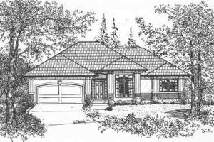 Traditional Exterior - Front Elevation Plan #6-156