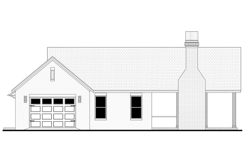 House Plan Design - Exterior - Other Elevation for Traditional House Plan #430-323, 1 bath