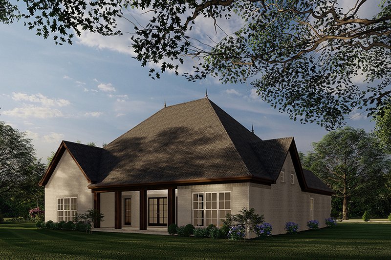 Architectural House Design - Exterior - Other Elevation 1 for European House Plan #923-28 - 4 bed, 3 bath
