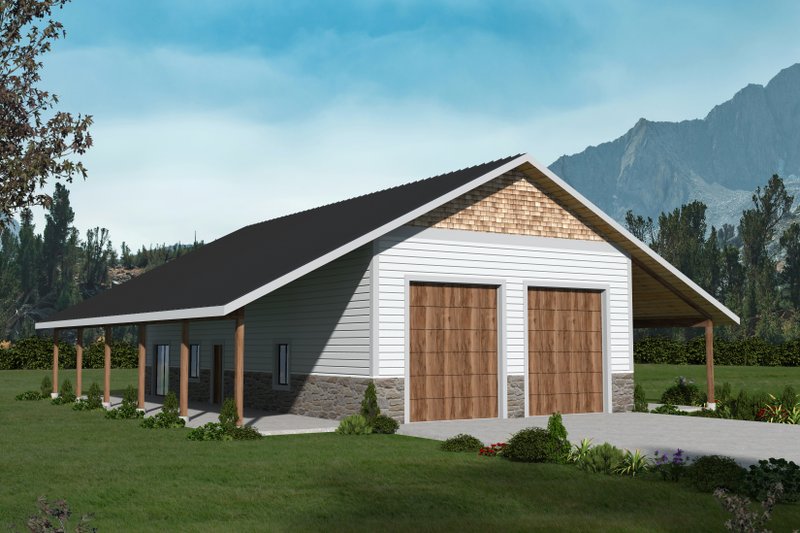 House Plan Design - Craftsman Exterior - Front Elevation Plan #117-1057