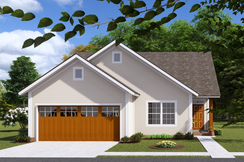 Architectural House Design - Traditional Exterior - Front Elevation Plan #513-10