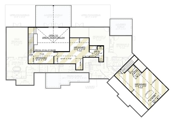 Farmhouse Floor Plan - Other Floor Plan #119-445