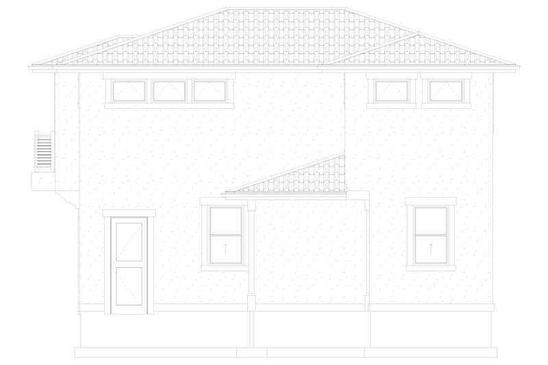 Architectural House Design - Exterior - Other Elevation 1 for Mediterranean House Plan #1060-494 - 1 bed, 2 bath