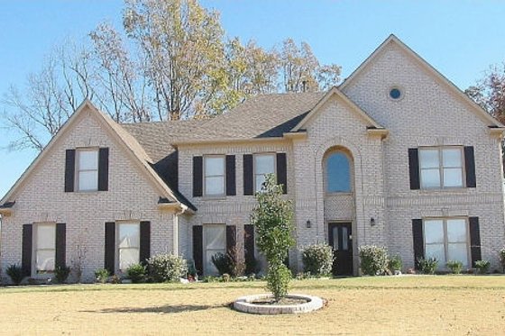 Exterior - Front Elevation for European House Plan #81-13700 - 5 bed, 3.5 bath
