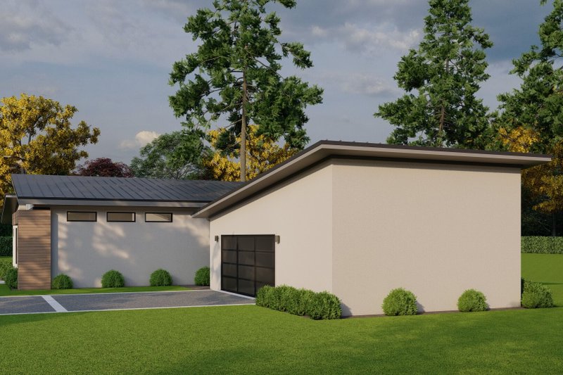 House Blueprint - Exterior - Other Elevation for Modern House Plan #923-434 - 3 bed, 2 bath