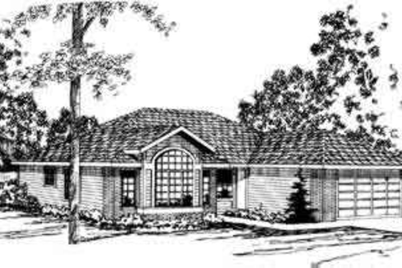 Dream House Plan - Modern Exterior - Front Elevation Plan #124-262