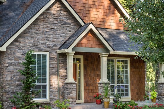 Exterior - Front Elevation 3 for Craftsman House Plan #48-553 - 3 bed, 2.5 bath
