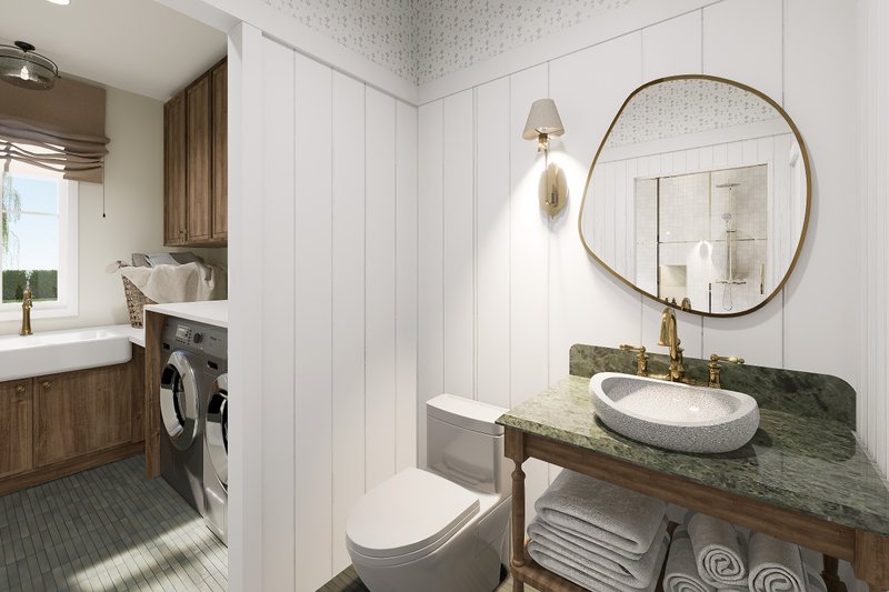 Architectural House Design - Interior - Bathroom for Country House Plan #23-2822 - 3 bed, 2.5 bath