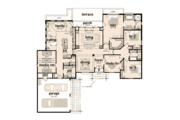 Southern Style House Plan - 4 Beds 2.5 Baths 2442 Sq/Ft Plan #36-214 