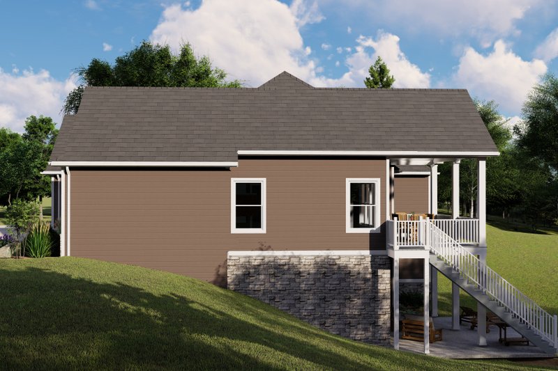 Home Plan - Exterior - Other Elevation 1 for Ranch House Plan #1064-87 - 2 bed, 2.5 bath