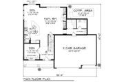 Traditional Style House Plan - 3 Beds 2.5 Baths 2261 Sq/Ft Plan #70-950 