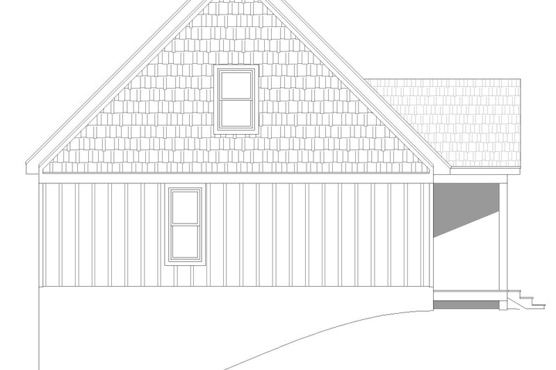 Home Plan - Exterior - Other Elevation for Country House Plan #932-611 - 2 bed, 2 bath