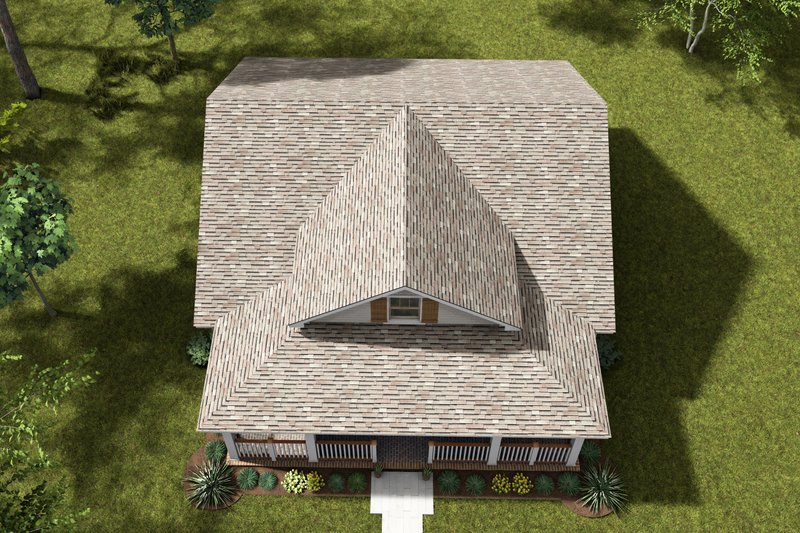 House Design - Exterior - Other Elevation 5 for Cottage House Plan #513-2273 - 2 bed, 2 bath
