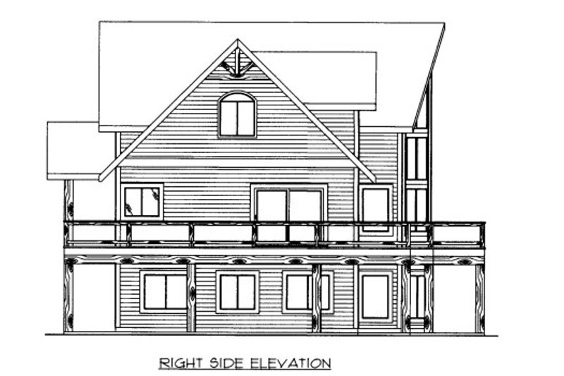 Home Plan - Exterior - Other Elevation for Cabin House Plan #117-764 - 3 bed, 3 bath