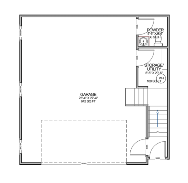 Dream House Plan - Contemporary Floor Plan - Lower Floor Plan #1116-12