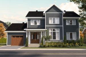 Country Exterior - Front Elevation Plan #23-2801