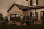 Farmhouse Style House Plan - 4 Beds 2.5 Baths 2146 Sq/Ft Plan #455-687 Exterior 