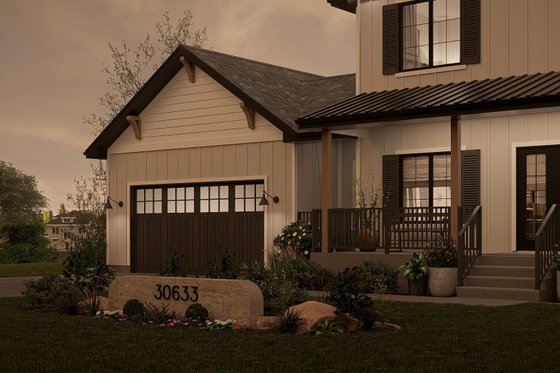 Exterior - Other Elevation for Farmhouse House Plan #455-687 - 4 bed, 2.5 bath