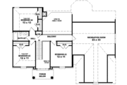 European Style House Plan - 4 Beds 2.5 Baths 2952 Sq/Ft Plan #81-807 