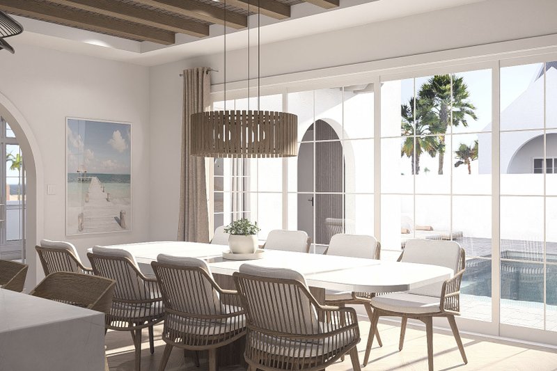 Dream House Plan - Interior - Dining Room 2 for Beach House Plan #455-762 - 5 bed, 4 bath