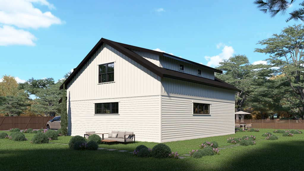 Exterior - Other Elevation 5 for Barndominium House Plan #1070-272, 1 bath