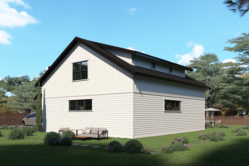 House Blueprint - Exterior - Other Elevation 5 for Barndominium House Plan #1070-272, 1 bath