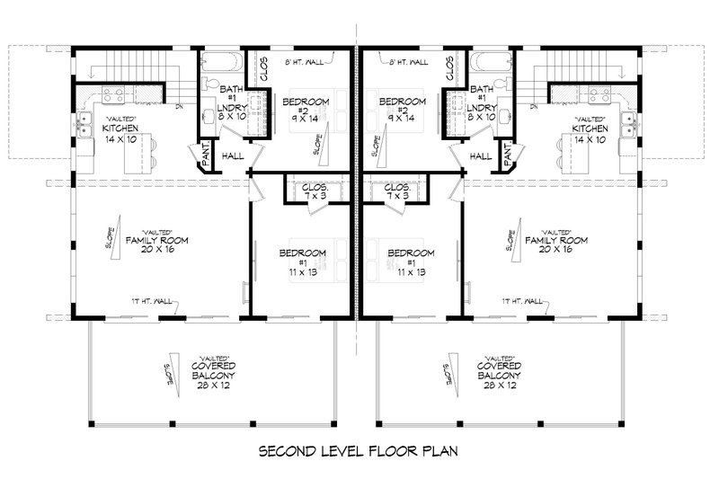 Dream House Plan - Floor Plan - Upper Floor for Contemporary House Plan #932-1177 - 6 bed, 4 bath