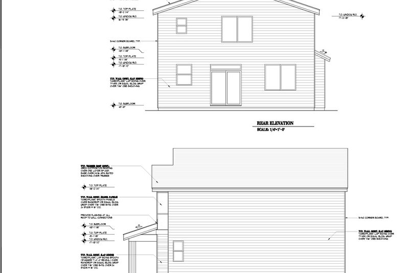House Design - Exterior - Other Elevation 1 for Contemporary House Plan #53-724 - 3 bed, 2.5 bath