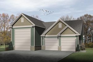 Architectural House Design - Traditional Exterior - Front Elevation Plan #22-430