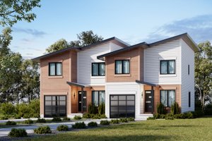 Contemporary Exterior - Front Elevation Plan #20-2557