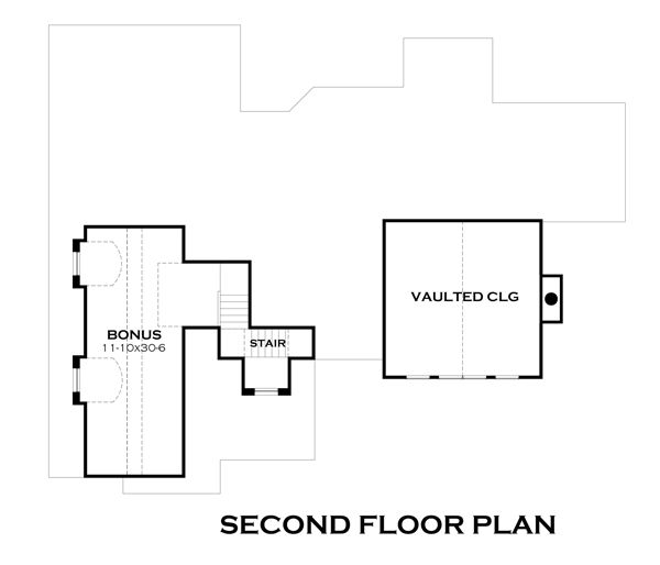 Dream House Plan - Craftsman Floor Plan - Upper Floor Plan #120-181
