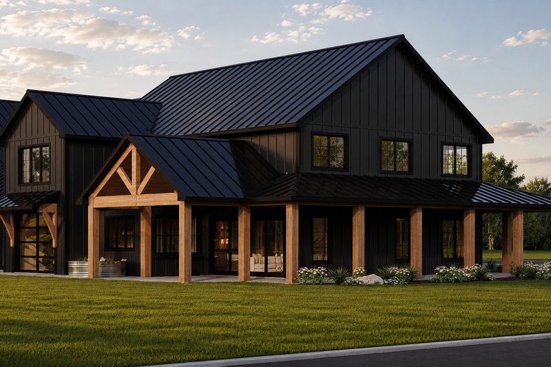 Dream House Plan - Exterior - Covered Porch for Country House Plan #1064-486 - 3 bed, 3.5 bath