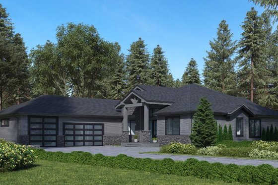 Exterior - Other Elevation for Traditional House Plan #1066-85 - 3 bed, 3 bath