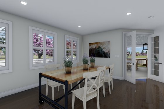 Interior - Dining Room 1 for Craftsman House Plan #1060-106 - 5 bed, 4 bath