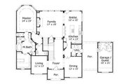 Colonial Style House Plan - 5 Beds 3.5 Baths 4050 Sq/Ft Plan #411-830 