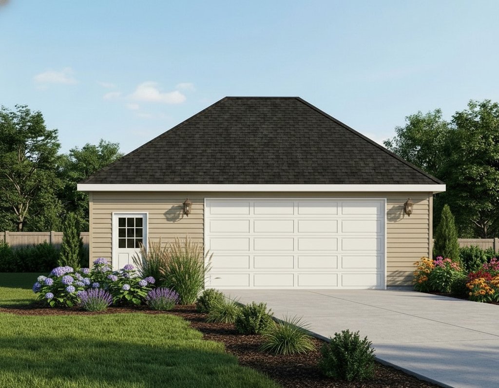 Exterior - Front Elevation 2 for Traditional House Plan #22-555, 0 bath