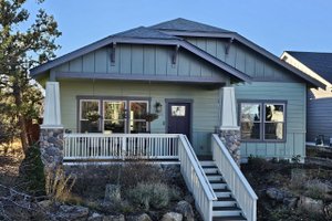 Dream House Plan - Craftsman Exterior - Front Elevation Plan #1105-7