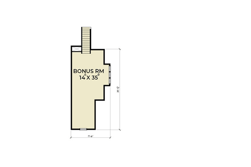 Dream House Plan - Optional Bonus Level