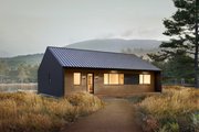 Cottage Style House Plan - 3 Beds 2 Baths 1378 Sq/Ft Plan #1114-39 