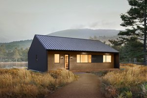 Cottage Exterior - Front Elevation Plan #1114-39