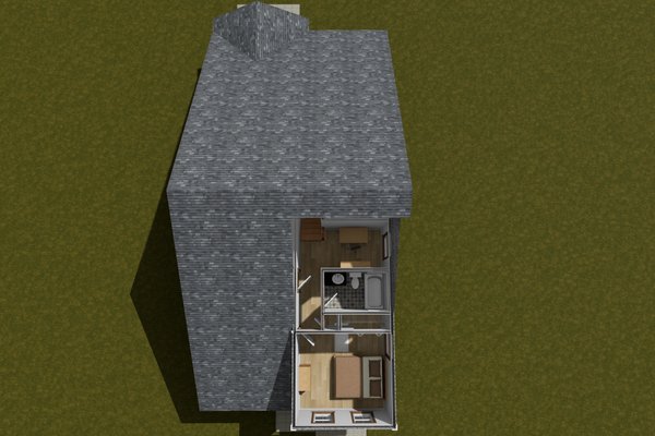 House Blueprint - Cottage Floor Plan - Upper Floor Plan #513-2383