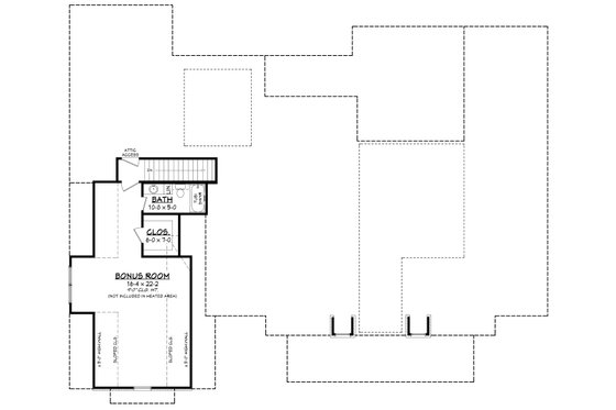 Floor Plan - Other Floor for Traditional House Plan #430-305 - 4 bed, 3.5 bath