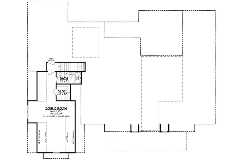Dream House Plan - Floor Plan - Other Floor for Traditional House Plan #430-305 - 4 bed, 3.5 bath
